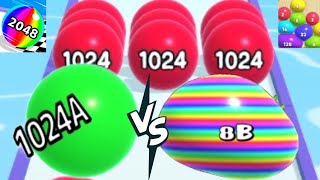 [ Unlocked 🌈 8 Billion ] Blob Merge 3D vs Ball Run 2048 Merge Number - all levels gameplay 👌 👍 😎