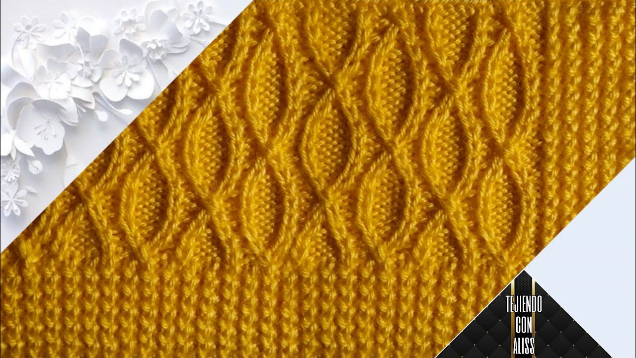 #301 - TEJIDO A DOS AGUJAS / knitting patterns / Alisson Aldave