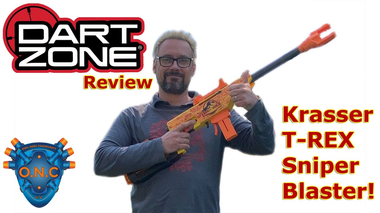 Jurassic Pro Adventure Force Blaster Unboxing und Schusstest | Deutsch | Owl - Nerf Community