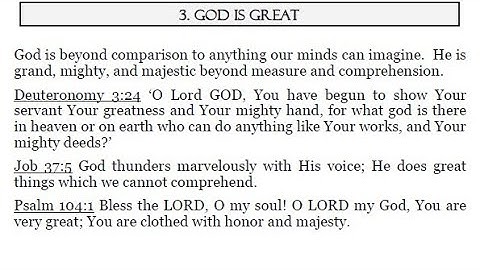 3. GOD IS GREAT