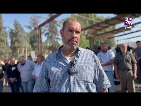طخوه وهو راجع على البيت والد الشاب جهاد نغنغية يتحدث عن ابنه الذي ارتقى في جنين