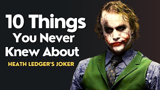 10 Things You Never Knew About Heath Ledger’s Joker  #celebritynews #celebritygossip #celebrity