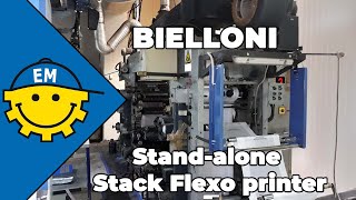Bielloni 4 col 600mm | Stack Flexo Printer