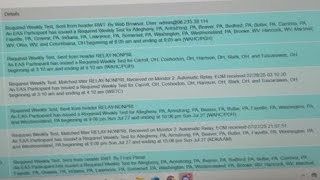 Sending a Required Weekly Test through my SAGE Digital ENDEC Web Browser
