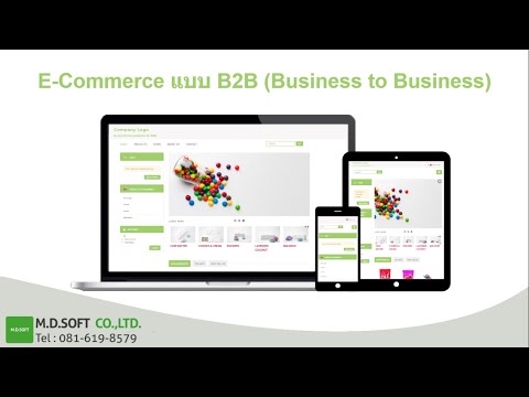 ระบบ E-Commerce แบบ B2B (Business to Business) ระบบสำหรับธุรกิจค้าส่ง ขายส่งสินค้า