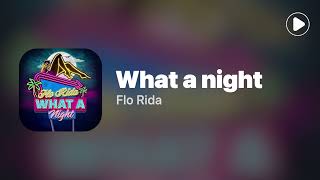 What a night - Flo Rida (Lyrics) Resimi