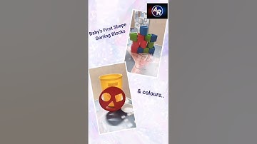 Play & Learn how to sort by shape with Baby