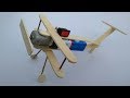 How to make mini aeroplane at home || homemade aeroplane||