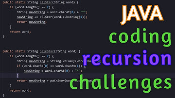 ASMR coding | solving string recursion in Java with typing noises
