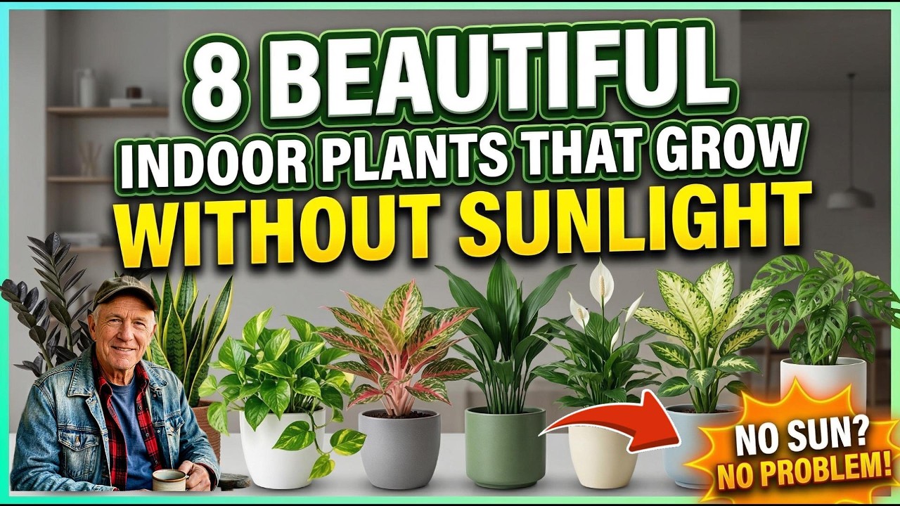 8 Beautiful Indoor Plants That Grow Without Sunlight