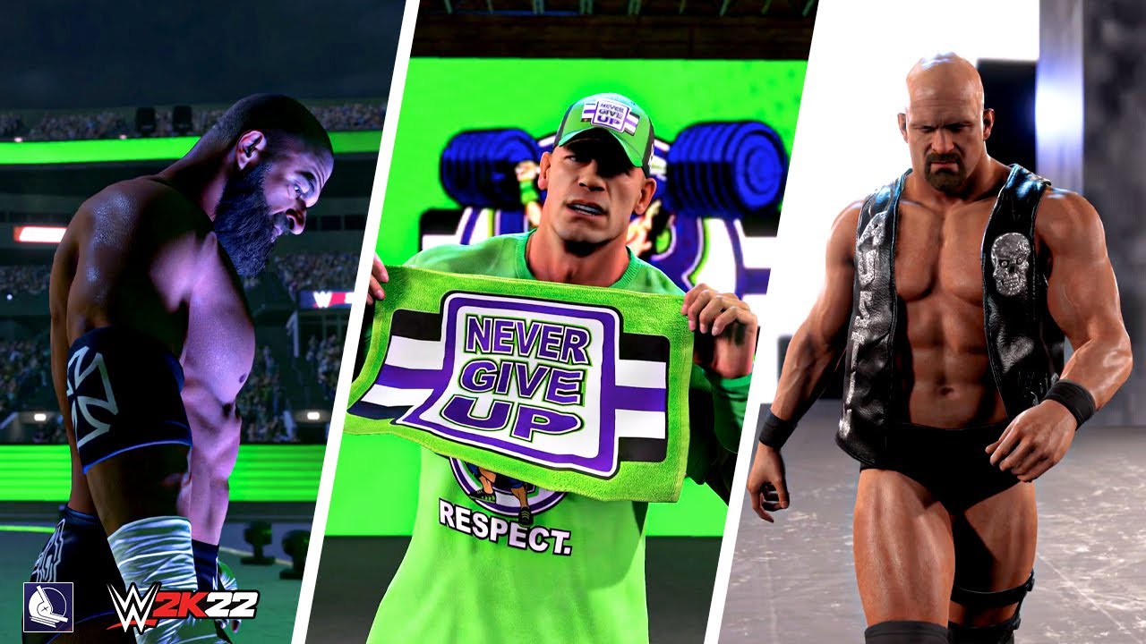 WrestleMania Entrances in WWE 2K22 - YouTube