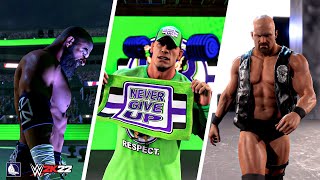 WrestleMania Entrances in WWE 2K22
