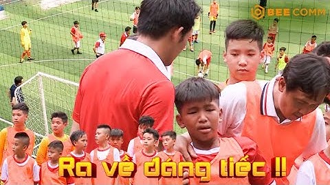 Trận đấu quyết định tìm ra TOP 20, HLV Hồng Sơn tiếc nuối cho các tài năng trẻ | Cầu Thủ Nhí 2020