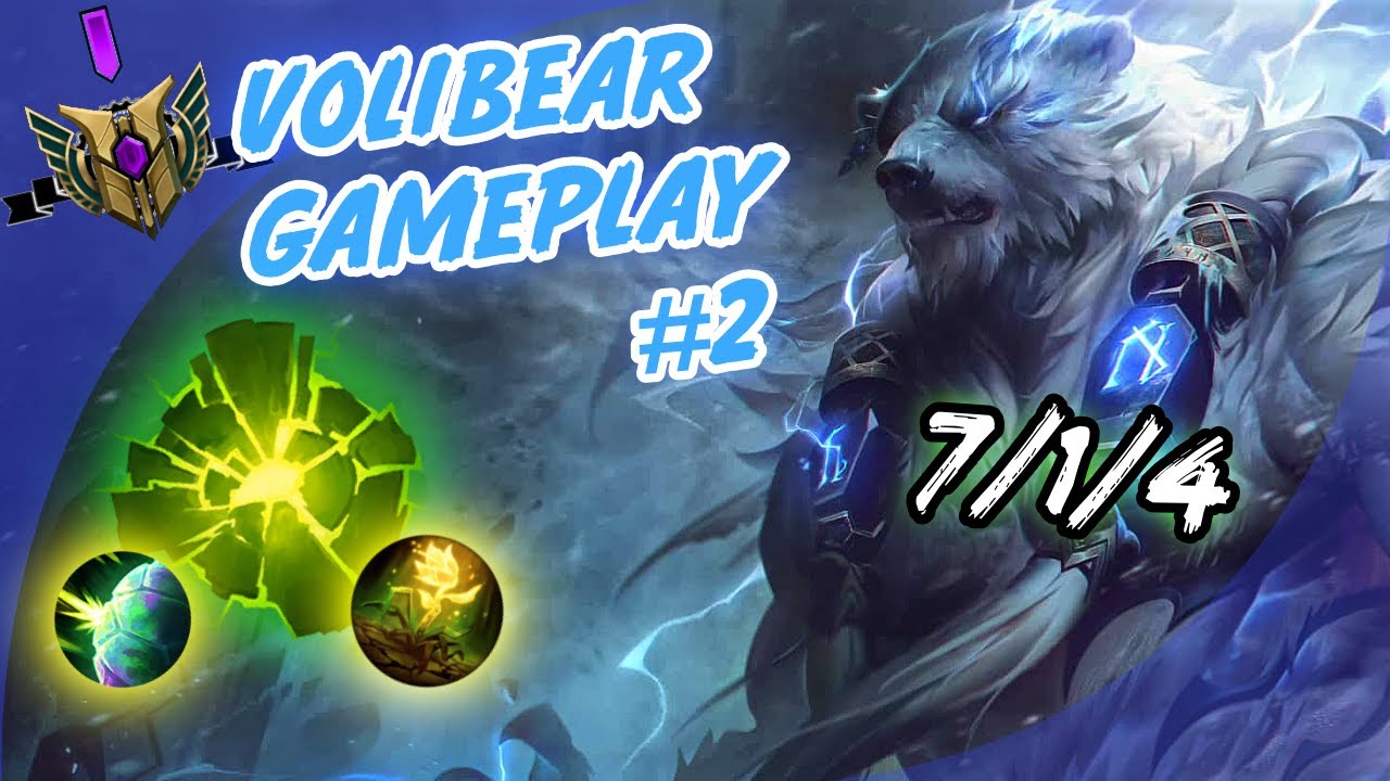 VOLIBEAR REWORK Gameplay | VOLIBEAR Top vs Renekton | TITAN BEAR | League of Legends S10