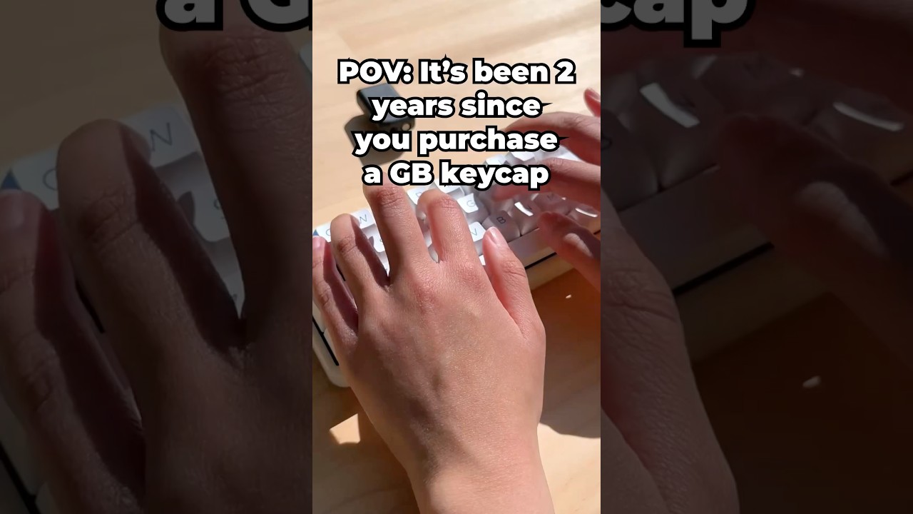 POV: you’re buying a GMK keycap 