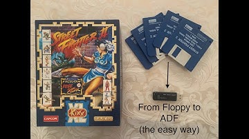 Making an Amiga ADF using XCOPY from floppy to USB stick