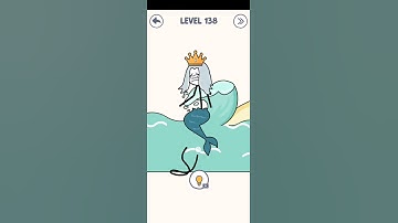 Draw puzzle 2 Level 138 mermaid  Walkthrough solution