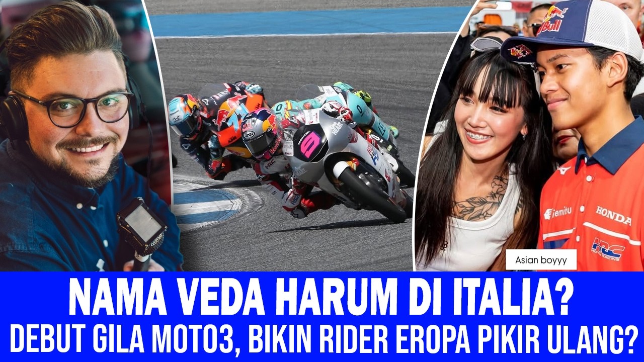 MEDIA ITALIA GEMPAR❗😱Veda Ega Bikin Dunia Moto3 2026 Heboh, Pembalap Indonesia Akhirnya Diakui💥😨