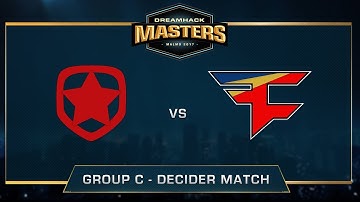 Gambit vs FaZe - Train - Group C - DreamHack Masters Malmö 2017