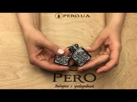 Pero.ua Видео обзор зажигалки Zippo 250 BLING EMBLEM 20904