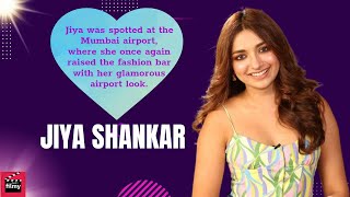 Jiya Shankar Spotted At Airport