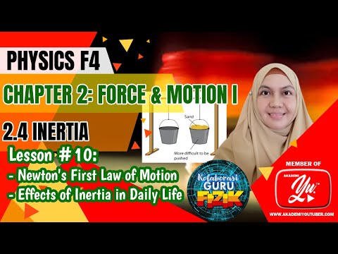 Physics Form 4 KSSM I Chapter 2 I 2.4 Inertia