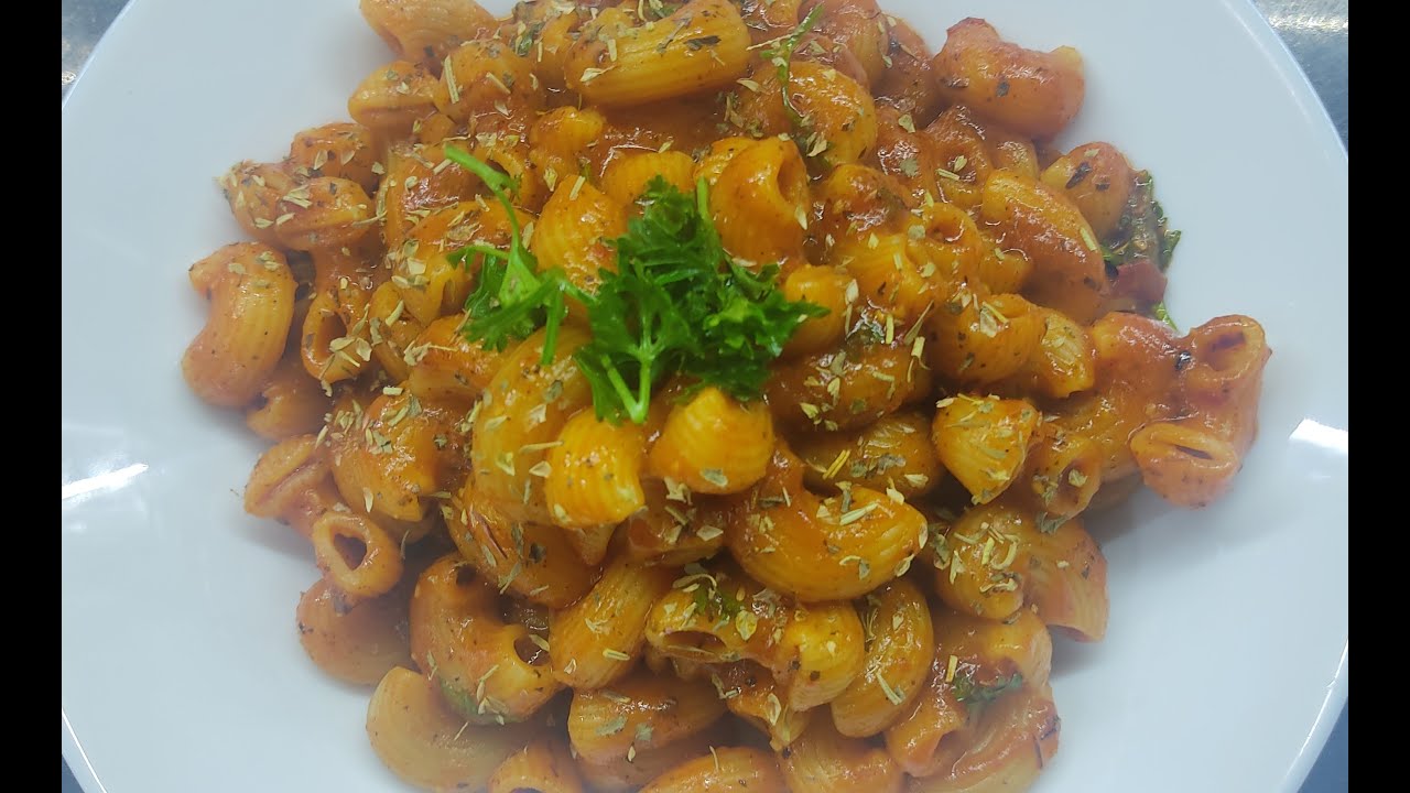 Amazingly Yummy And Delicious Red Pizza Pasta YouTube