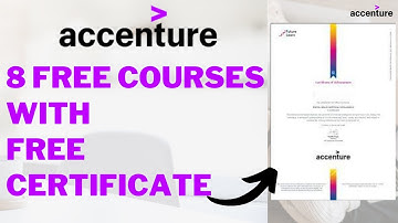 8 Free Online Courses by Accenture | Accenture Free Courses | Digital Skills