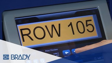 How to Create Serialized Data on your Brady BBP35 / BBP37 Printer