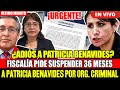 Ltimo minuto fiscala pide suspender 36 meses a patricia benavides por org criminal hoy 150524