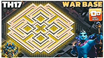 NEW Best Town Hall 17 War Base Link | War Base Design Clash of Clans eps. 1375