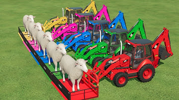 SHEEP FARM & TRANSPORTING WITH JCB IN FS22 | FARMING SIMULATOR 22 |