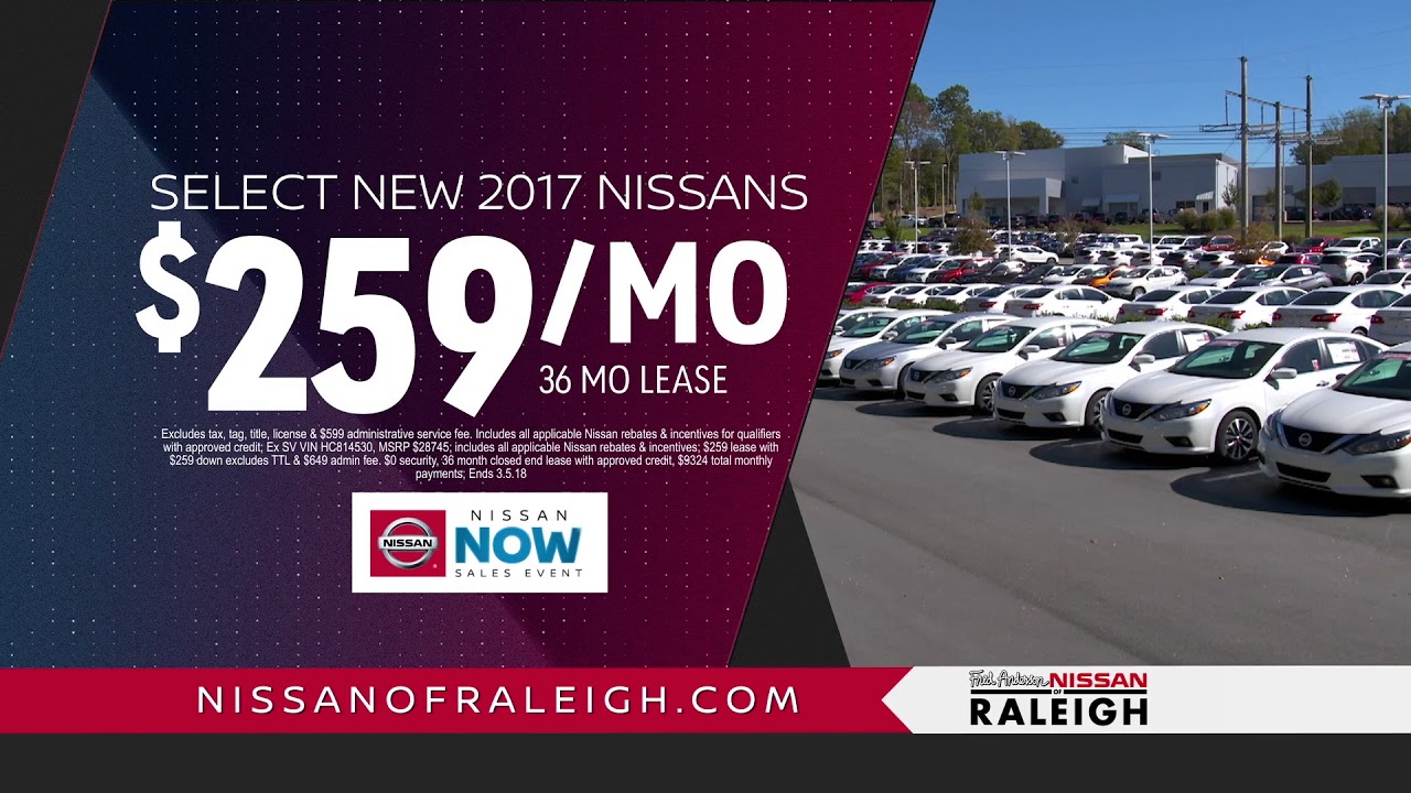 Fred Anderson Nissan of Raleigh Nissan Now Rogue Specials YouTube