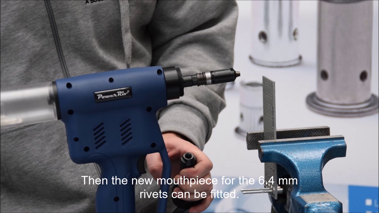 Converting the PowerRiv cordless riveting tool - YouTube