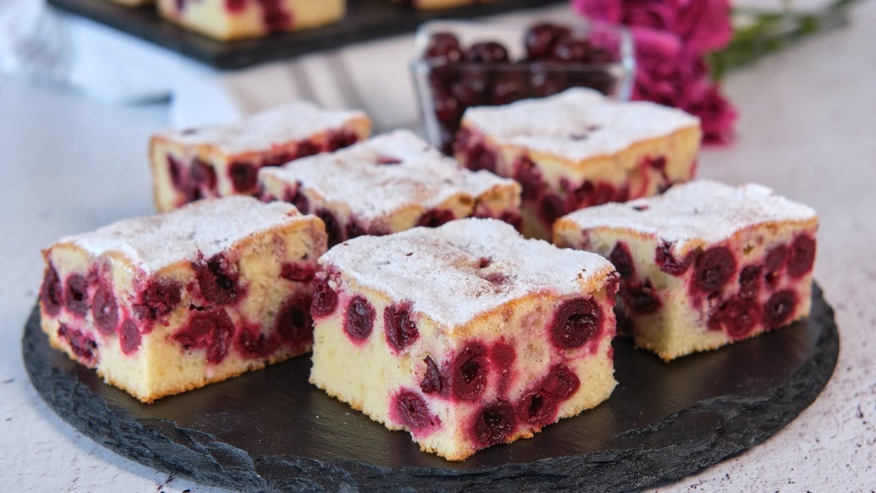 Вишневый пирог — проверенный и простой рецепт наших бабушек