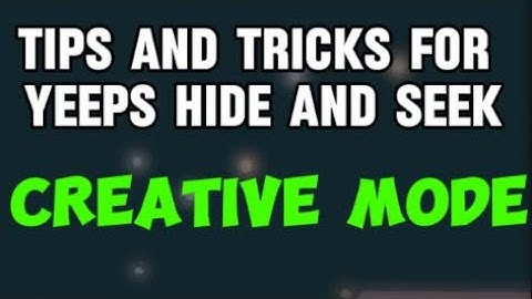 Tips and Tricks for Yeeps Hide and Seek Creative Mode! #yeeps #gorillatag #vr #gtag