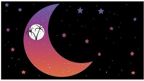 ms paint night sky| ms paint drawing| computer painting| computer drawing| #trending #painting