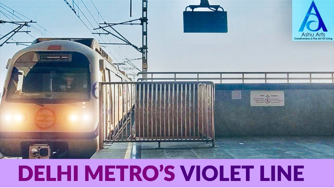 Delhi Metro's Violet Line from Raja Nahar Singh (Ballabhgarh) to ...