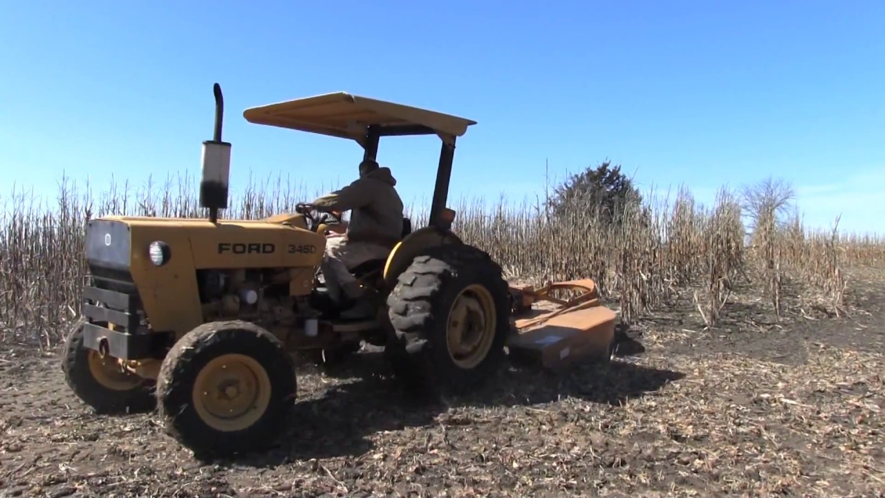 2018 Food Plots Mowing Last Years Corn