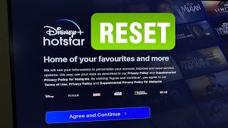 كيفية إعادة ضبط تطبيق Hotstar على التلفزيون الذكي screenshot 1