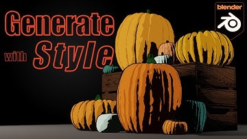 Stylized Pumpkin Generator: Blender Geometry Nodes Cell Shader Tutorial