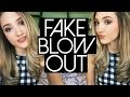 How to Fake A Blowout | Easy Loose Waves with a Straightener!