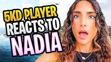 5 KD PLAYER REACTS to NADIA CHEATING 😱 Does She Use AIMBOT & VPN?