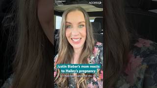 Justin Bieber’s mom reacts to Hailey Bieber’s pregnancy announcement | #shorts