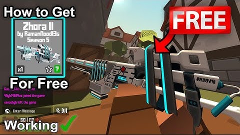 How to get Zhora II Skin for FREE in Krunker.io (WORKING)