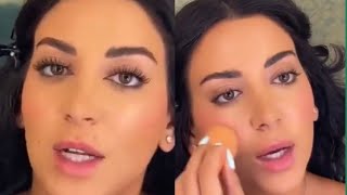 اجهزوا معي : مكياج كامل لسهرة مع الاصدقاء | GRWM