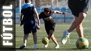 Neymar Rabona Skills con expulsión - Trucos de futbol, técnicas y habilidades