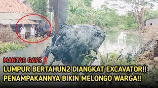 Awesome‼️Mud that has been dug up for years has been removed by an excavator❗The appearance of it...