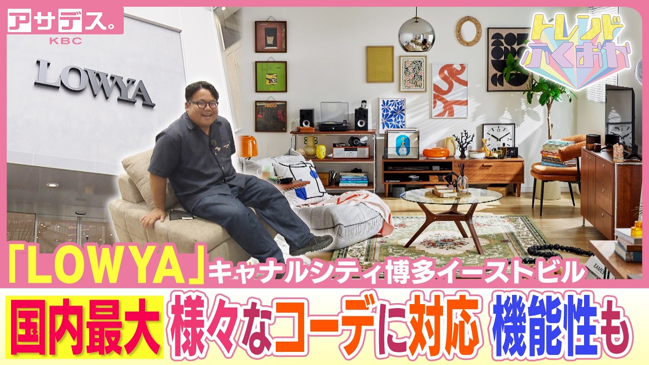 キャナルリニューアル】『LOWYA』国内最大店舗が誕生！収納力抜群