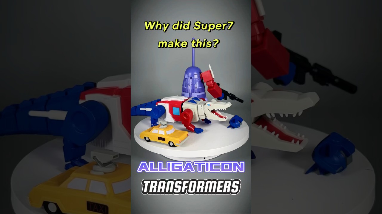 ALLIGATICON! From the Transformers Ultimates collector line by Super7